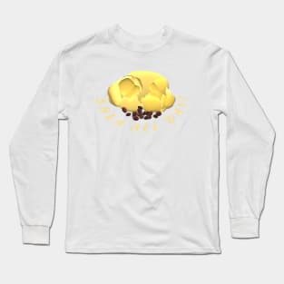 Shea Butter and Nuts – Shea All Day! (White Background) Long Sleeve T-Shirt